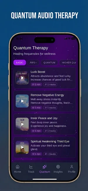 Quantum Frequency for Wellness Screenshot 2