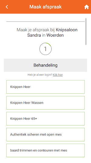 Knipsaloon Sandra Screenshot 2
