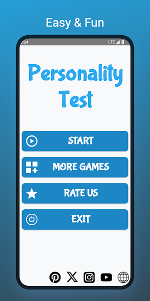 Personality Test Screenshot 0