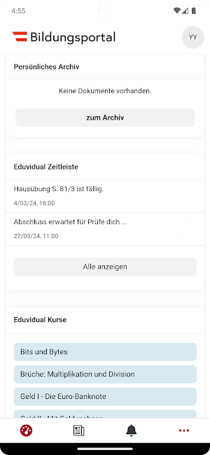 Education Portal Screenshot 1