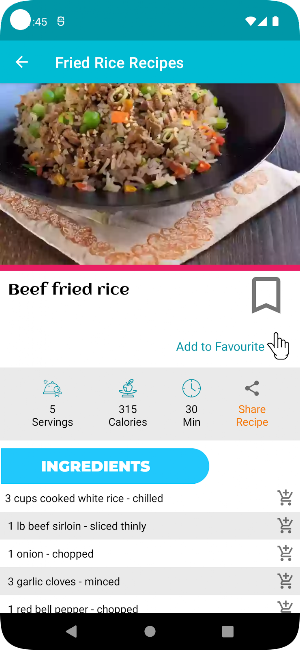 Fried Rice Recipes Screenshot 1
