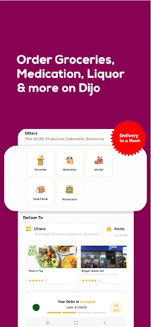 Dijo: Groceries & Takeaway Screenshot 1