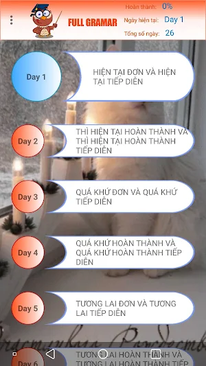 Full Grammar - Các chủ điểm ng Screenshot 1