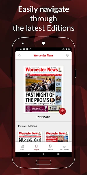 Worcester News Screenshot 1