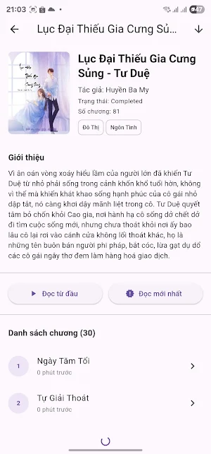 Novelix - Mê Truyện Chữ Screenshot 0