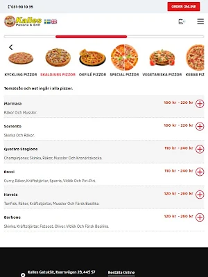 Pizzeria Kalles Screenshot 2
