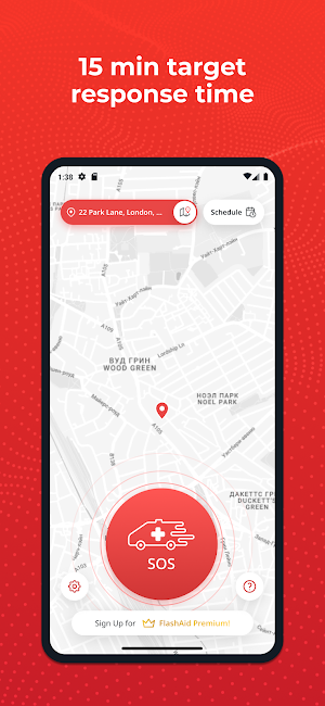 FlashAid - Get an Ambulance Screenshot 1