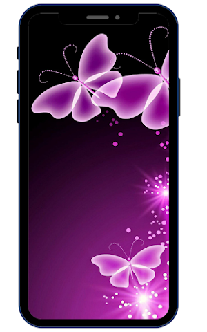 Neon Butterfly Wallpapers Screenshot 0