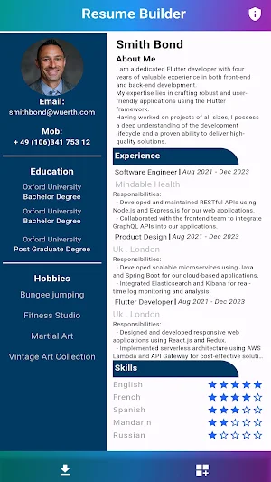 Resume Builder Professional CV Screenshot 0