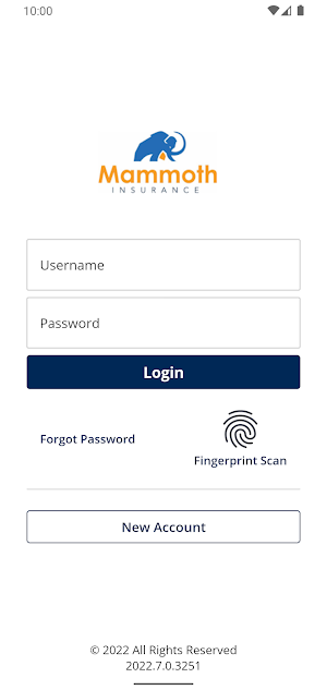 Mammoth Insurance Inc. Online Screenshot 0