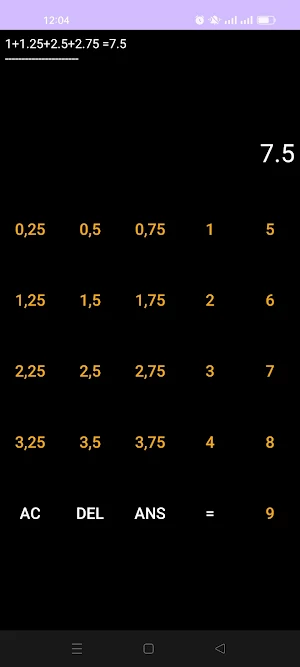 Teacher Calc Screenshot 1