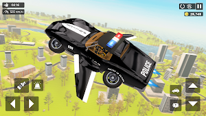 Real Police Flying Car Game 3D Screenshot 0
