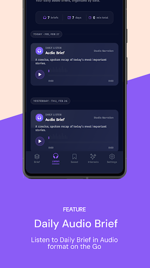DevBrief: AI News Digest Screenshot 1