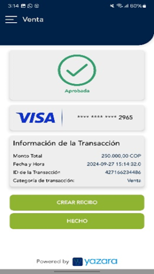 Banco Occidente POS Screenshot 0