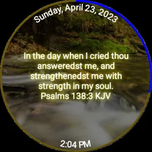 Revive Me Bible Watch Face Screenshot 2