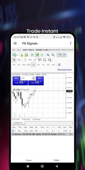 Forex Trading Signals Scalping Screenshot 1