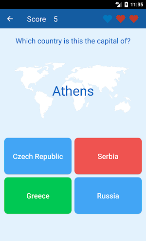 World Countries Geography Quiz Screenshot 3