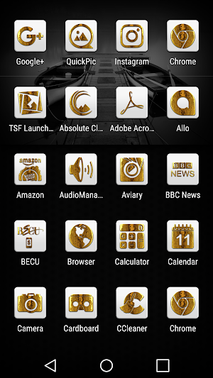 Raid Gold White Icon Pack Screenshot 3