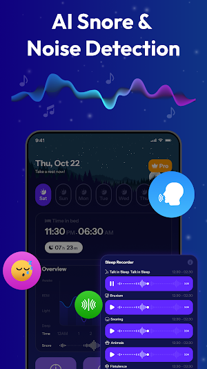 Sleep Tracker & Sleep Recorder Screenshot 2
