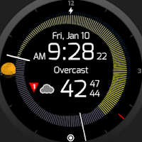 SkyHalo Weather Forecast Watch Face for Wear OS