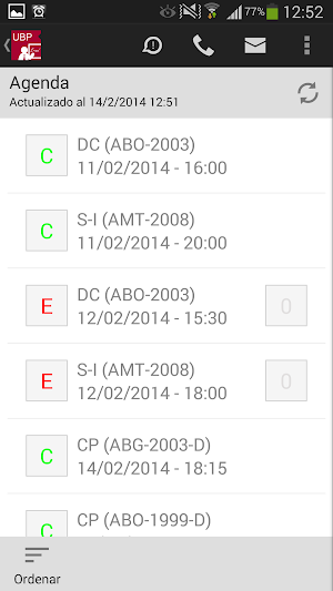 MiUBP Móvil Docentes Screenshot 1