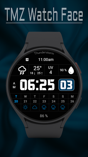 Weather Calendar Face Screenshot 0