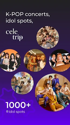 Celetrip-KPOP Tour, Idol Spot Screenshot 0