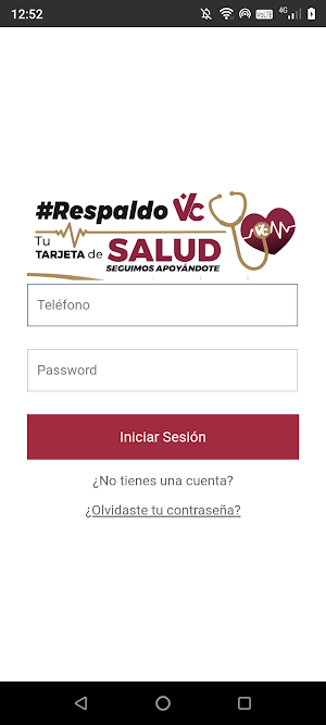 Respaldo VC Tu Tarjeta  Salud Screenshot 0