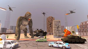 Angry Gorilla City Smasher 3D Screenshot 3