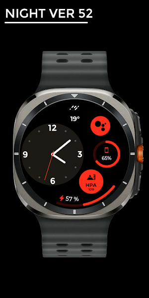 Night ver 52 - watch face Screenshot 0