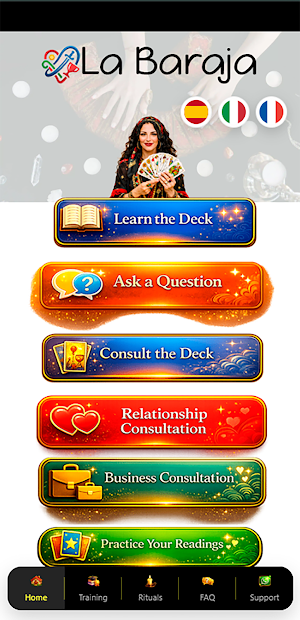 Spanish Deck Readings Screenshot 0