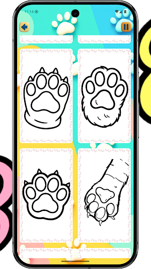 Taba Paws Coloring Book Screenshot 1