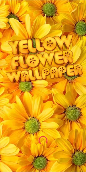 yellow flower wallpaper Screenshot 0