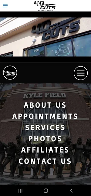4.0 Cuts Barber Salon Screenshot 0