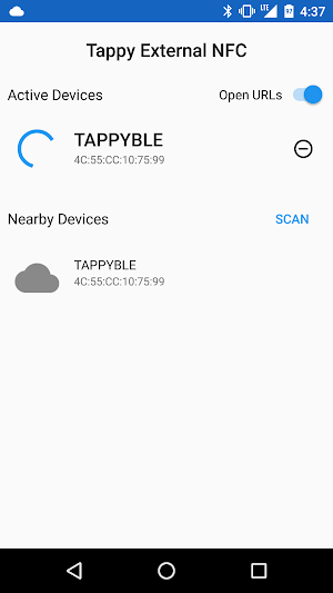 Tappy External NFC Screenshot 1