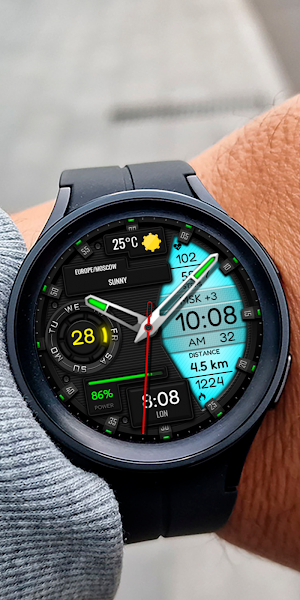 Hybrid RUDUMAK CTS5 Watch face Screenshot 2