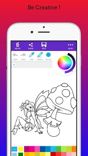 Magical Fairy Coloring Book 20 Screenshot 0