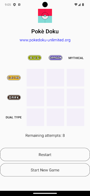 Pokedoku Unlimited Screenshot 0