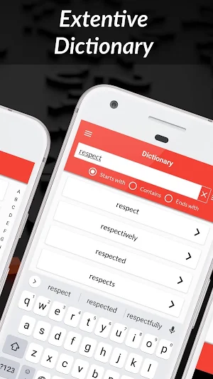 English Vocabulary Trainer, Dictionary, Flashcards Screenshot 1