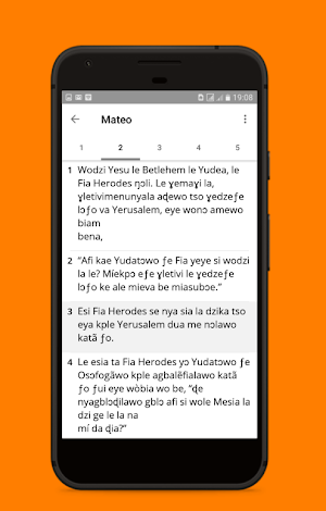 Ewe Bible - Daily Verse Screenshot 0
