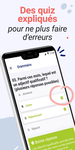 Orthographe : cours et quiz Screenshot 3