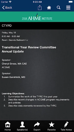 AHME Institute Screenshot 2