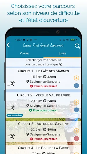 Grand Sancerrois Espace Trail Screenshot 1