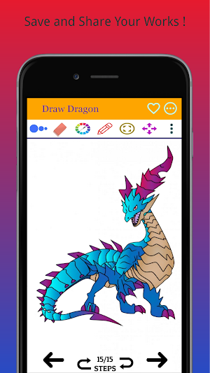 How to Draw Dragon Step by Step Screenshot 2