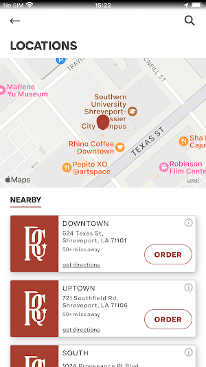 Rhino Coffee Screenshot 1