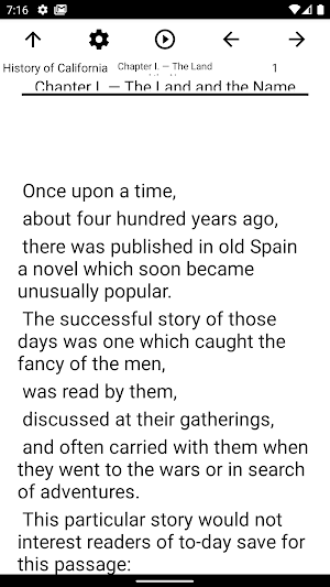 Book, History of California Screenshot 1