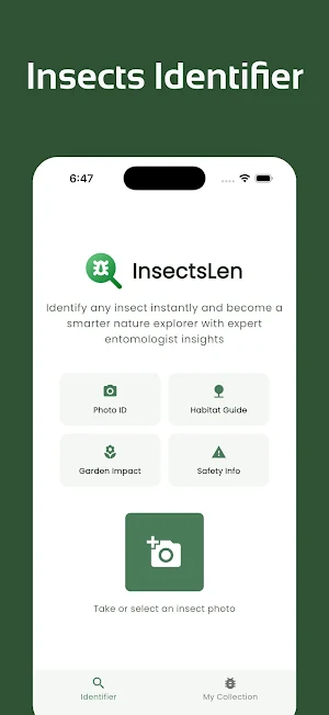 Insect Identifier - InsectsLen Screenshot 0