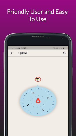 Qibla Finder App Screenshot 1