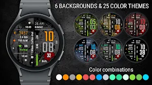 VF03 Digital Watch Face Screenshot 3