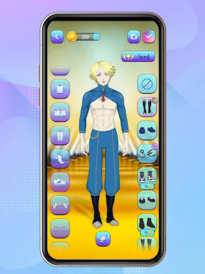 Anime Boys Dress Up Game Screenshot 1